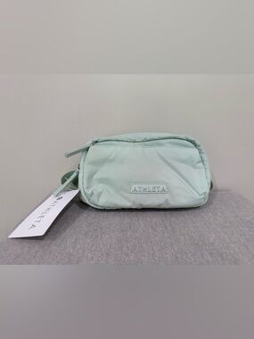 Athleta Mint Green Compact Shoulder Pouch
